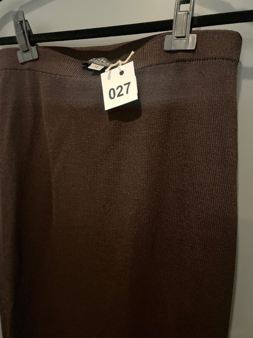 St John Collection by Marie Gray Long Brown Skirt - Picture 3 of 4